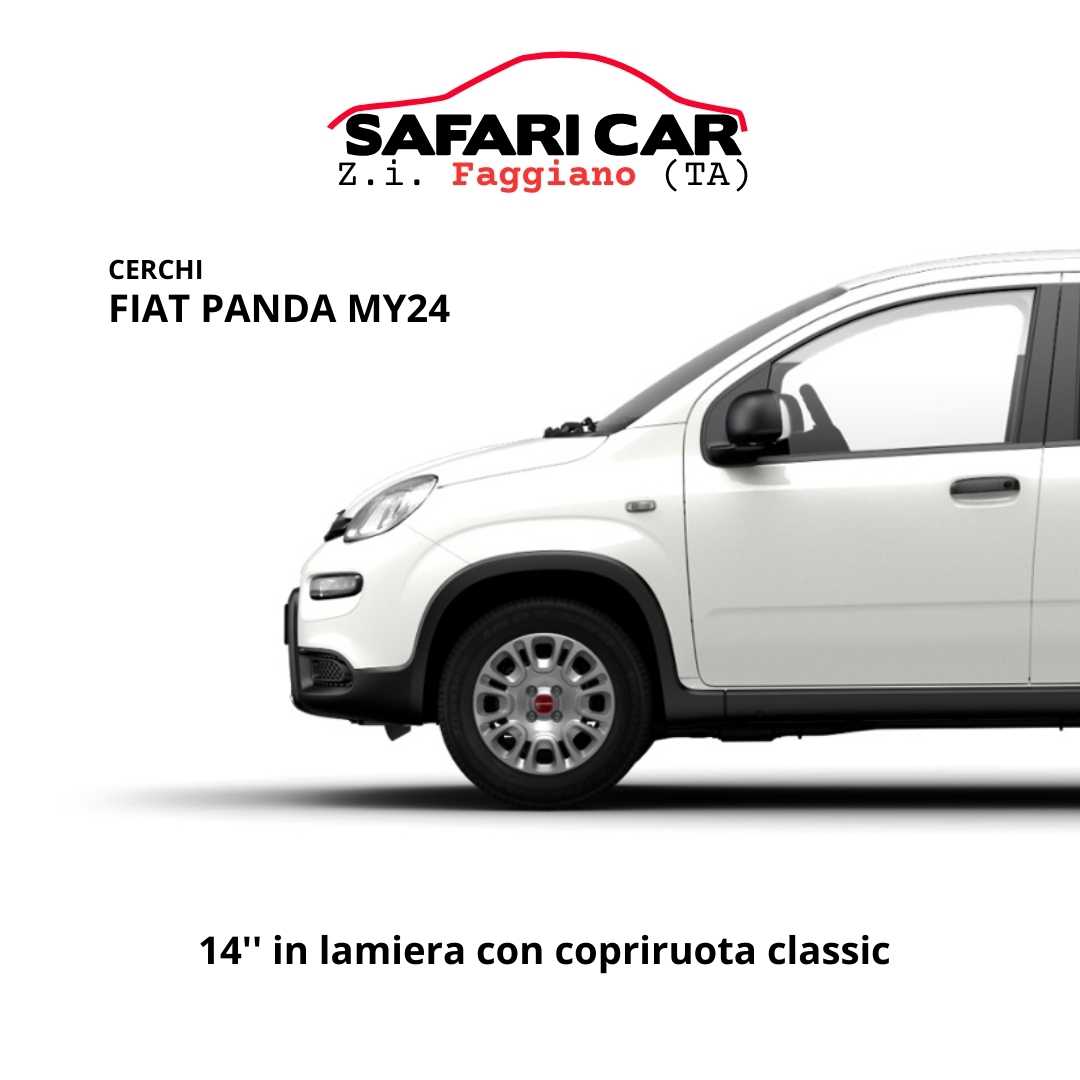 Cerchio 14 pollici Fiat Panda MY24 concessionario Taranto